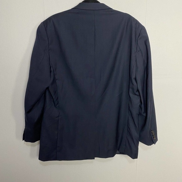 Lauren Ralph Lauren Blazer Men’s 100% Wool Navy Blue Jacket Size 46R. - Picture 6 of 12